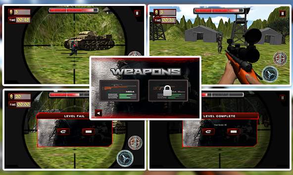 Commando Sniper War 3D screenshot 3