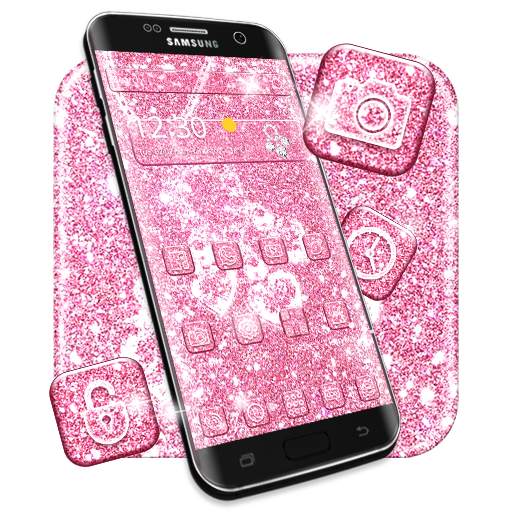 Pink Diamond Glitter Theme 1.1.1