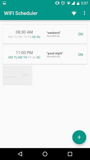 WIFI Scheduler Free screenshot 6