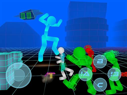 Stickman Neon Street Fighting screenshot 7