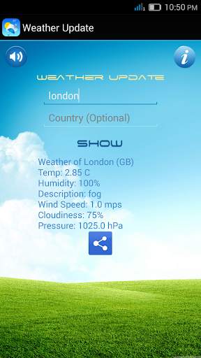 Weather Update screenshot 2