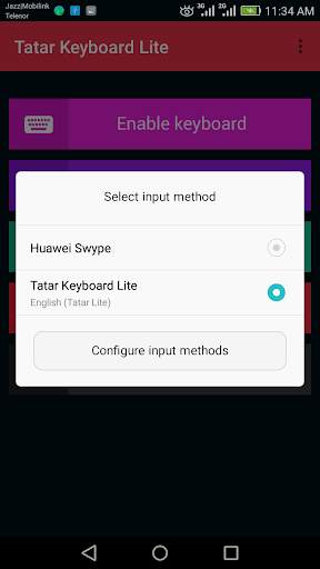 Tatar Keyboard Lite screenshot 3