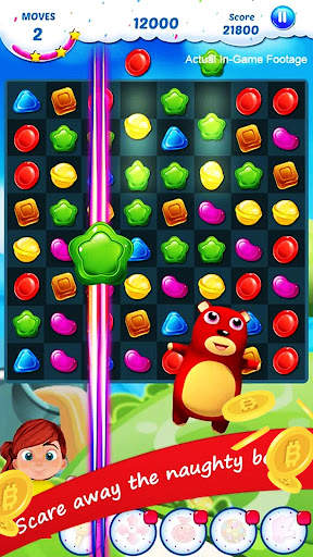 Gummy Candy Match 3  Earn Btc screenshot 2