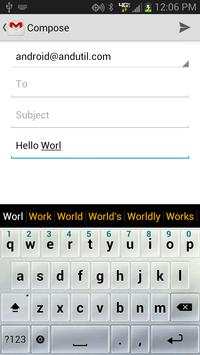 Glass Keyboard screenshot 1