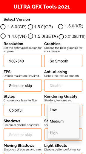 ULTRA GFX Tools 2021 - Launcher & Optimizer screenshot 5
