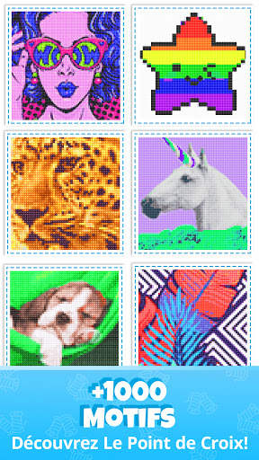 Cross Stitch Gold: Jeu de Couleur, point de croix screenshot 1