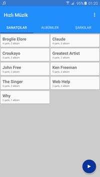 Fast Music Player screenshot 1