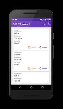 Show Saved Wifi Passwords screenshot 1