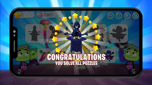 Teen Titans puzzle the cartoon game screenshot 5