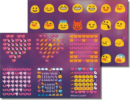 IQQI Keyboard - Color Emoji, Emoticon, Emoji ASCII screenshot 1