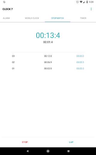 Clock 7 - Free  alarm and world clock screenshot 13