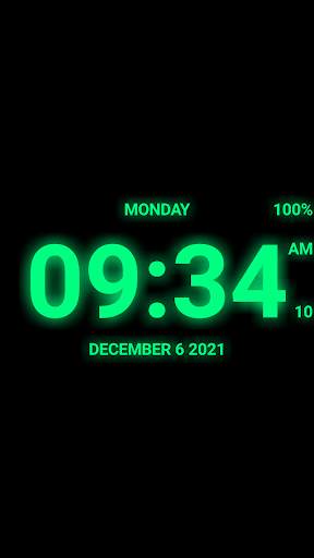 Digital Clock Live Wallpaper-7 screenshot 4