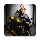 Motorcycles and sexy girls logo