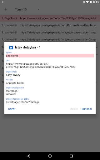 Privacy Browser Ücretsiz screenshot 13