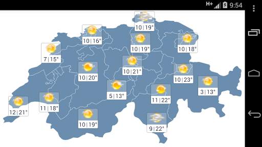 Wetter Schweiz screenshot 4