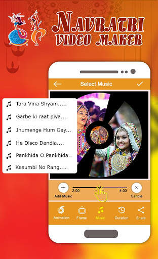 Navratri Video Maker:Navratri Garba Video Maker screenshot 2