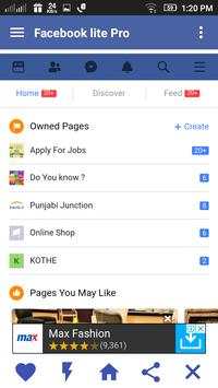Facebook Lite Pro screenshot 3