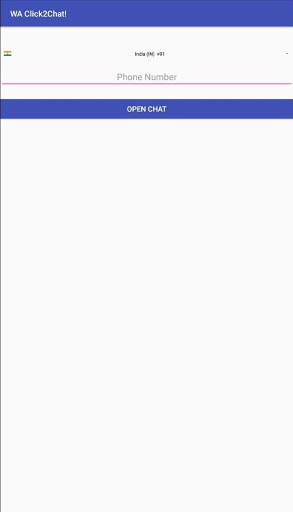 WA Click2Chat! screenshot 1