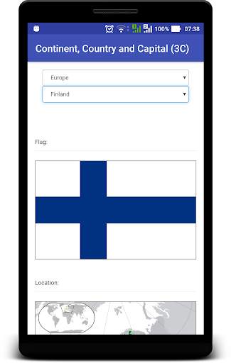 Continent, Country and Capital screenshot 4