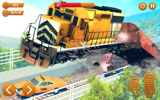 Train Vs Car Crash: Racing Games 2019 screenshot 7