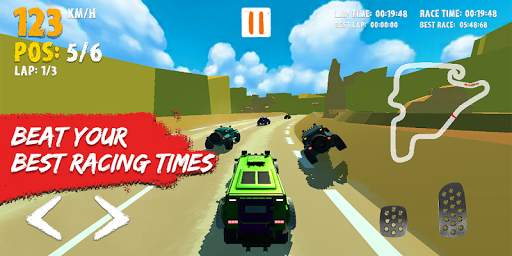 Car Racing - 3D Car Desert Rac screenshot 2