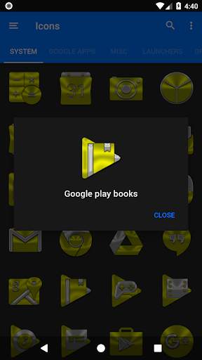 Yellow Icon Pack 6 تصوير الشاشة