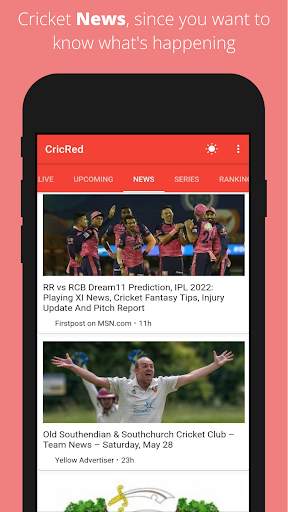 CricRed - Live Cricket Score screenshot 4