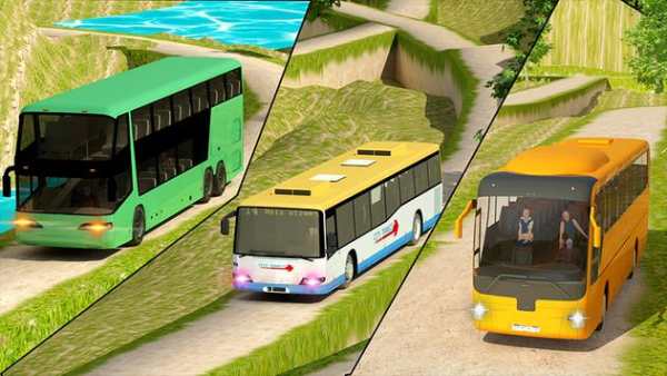 Coach Bus Offroad Down Hill screenshot 7