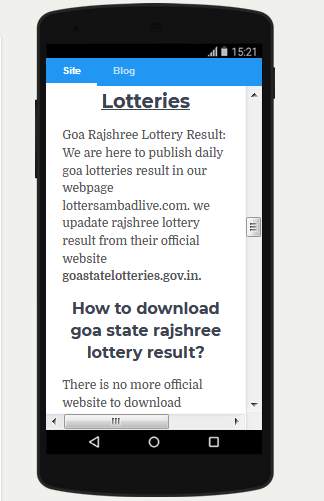 Rajshree Lottery Sambad- Goa Lottery screenshot 2