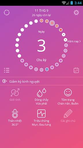 Ovu - Theo Dõi Kỳ Kinh Nguyệt screenshot 1