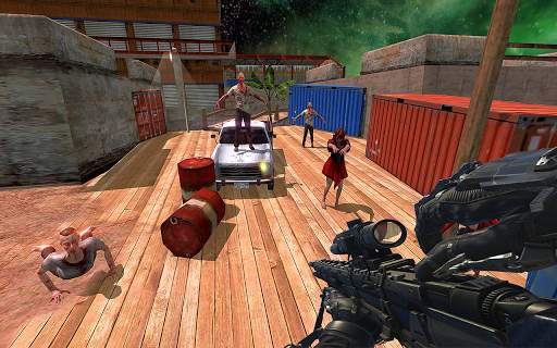 Crazy Zombie Hunter- New Zombie Games screenshot 11