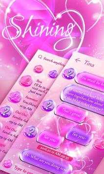 GO SMS SHINING THEME screenshot 1
