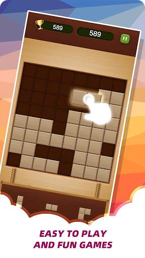 Wood Brick Crush - Classic Puzzle Game screenshot 2