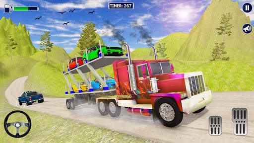Offroad City Transport Truck: Car Simulator Driver screenshot 1
