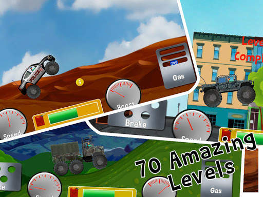 MONSTER TRUCK FREE RACING GAME - OFFROAD CAR RACE screenshot 4
