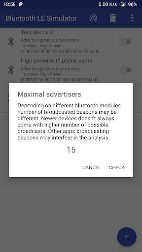 Bluetooth LE Simulator screenshot 3