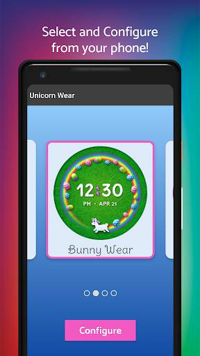 Unicorn Wear - an animated watch face for Wear OS screenshot 7