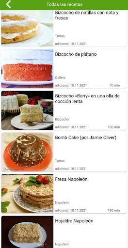 Recetas de pasteles screenshot 3