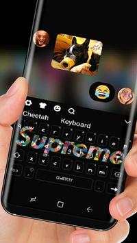 black supreme Keyboard screenshot 3