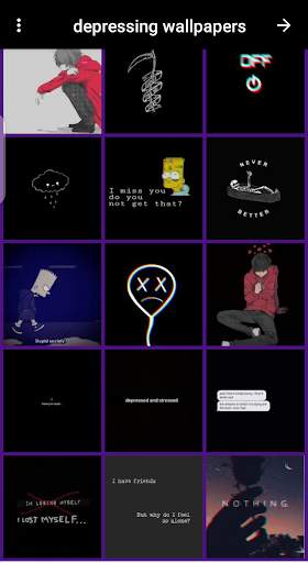 depressing wallpapers screenshot 1