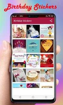 Birthday Stickers screenshot 1