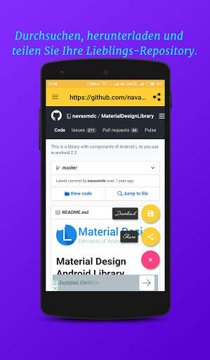 Android-Repositorys in Github-700   Repositorys screenshot 4