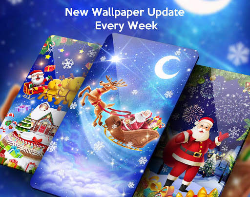 Merry Christmas Live Wallpaper & Launcher Themes screenshot 2