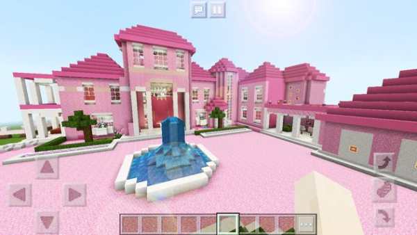 Pink House Minecraft Supermansion Girl Games Free screenshot 7