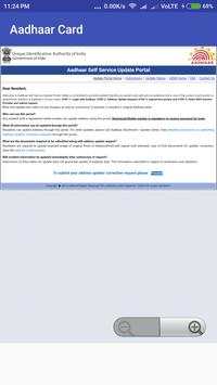 Aadhar card dawnload/Update/Status screenshot 5