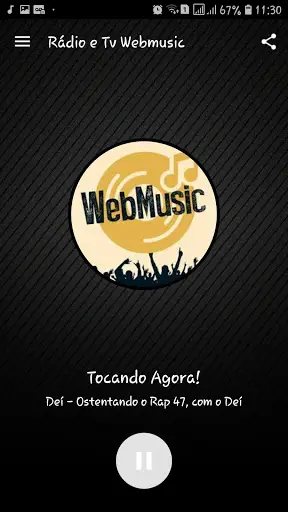 Nova Webmusic Rádio Blog screenshot 1