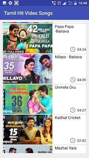 Tamil Hit Video Songs screenshot 3