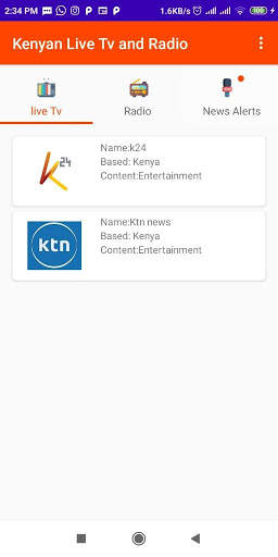 Kenyan Live Tv and Radio screenshot 1