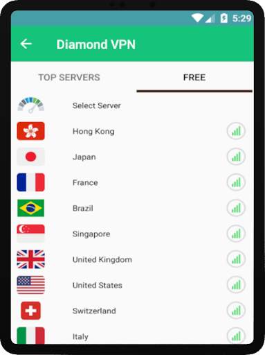 Diamond VPN - Unlimited Fast VPN & Free Secure VPN screenshot 17