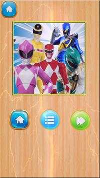 Slide Power Ranger puzzle new game screenshot 4